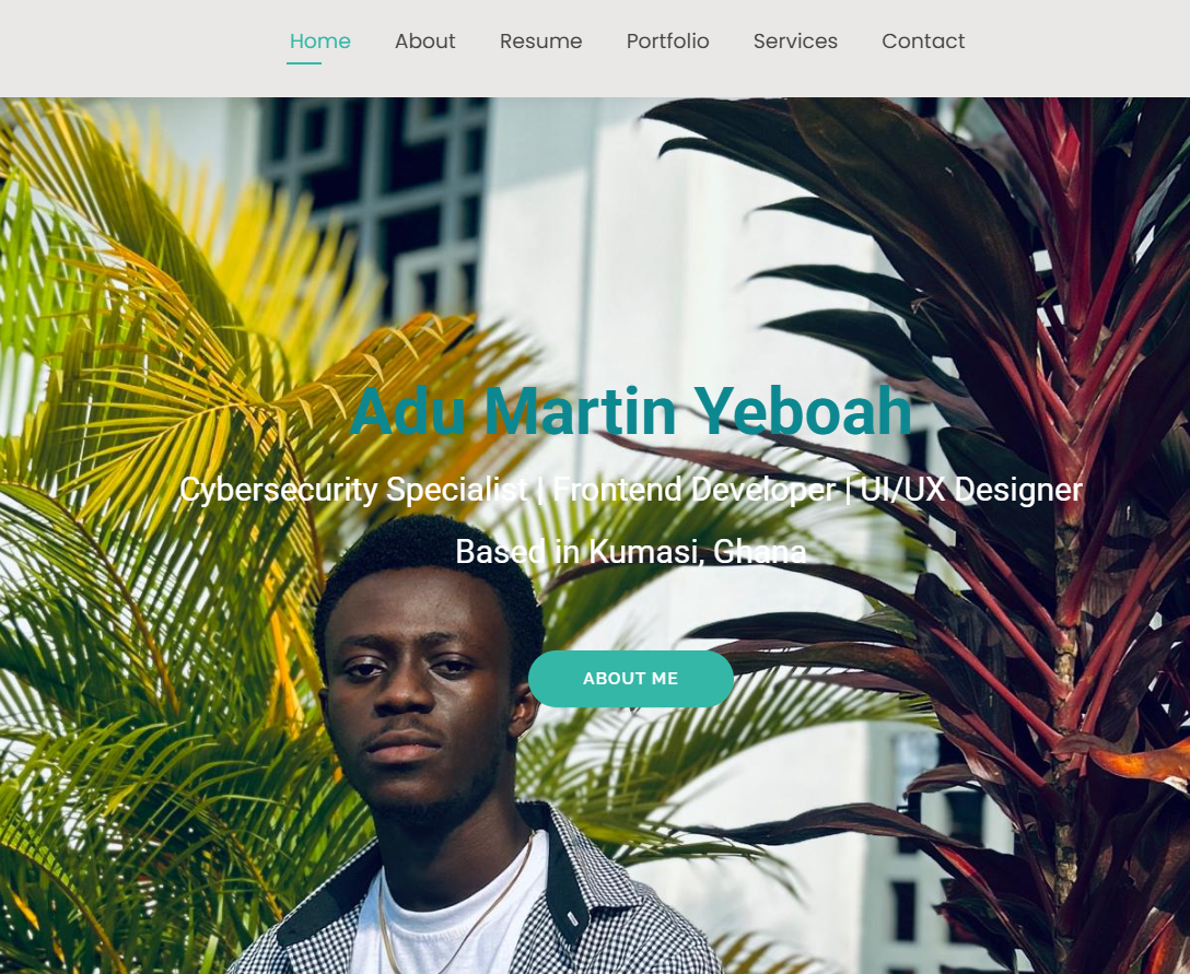 Personal Portfolio Website